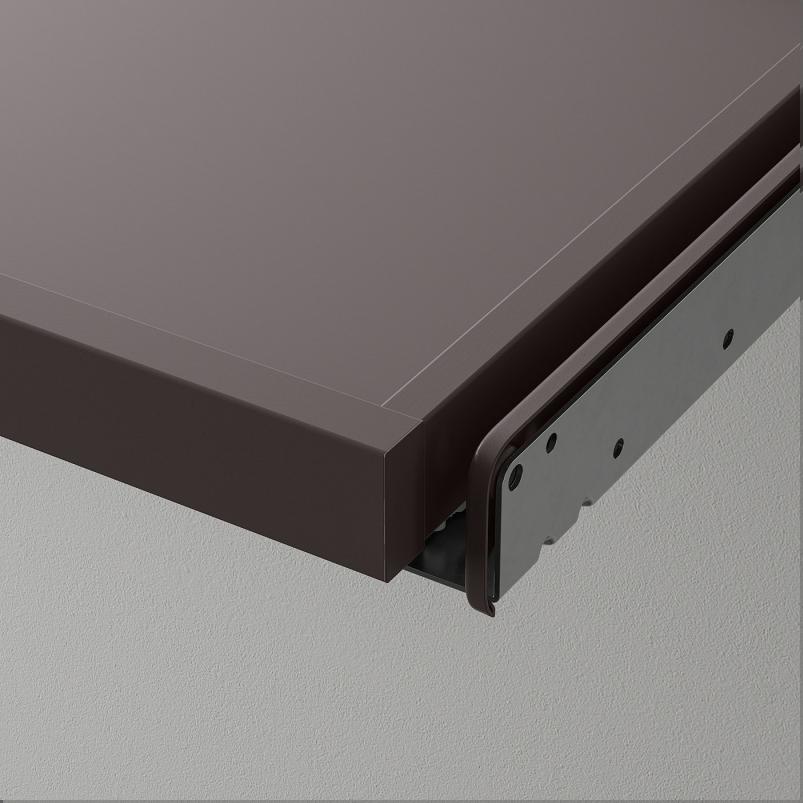 KOMPLEMENT コムプレメント 引き出し式トレイ - ダークグレー 100x35cm