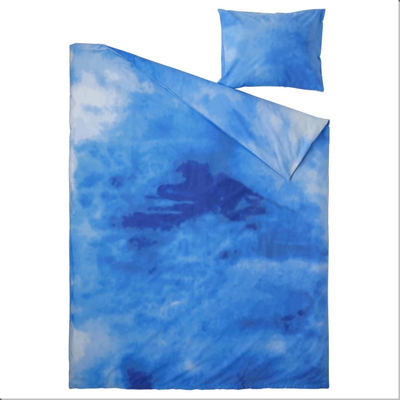 BLAVINGAD ブローヴィンガード 掛け布団カバー＆枕カバー - 海模様/ブルー 150x200/50x60cm