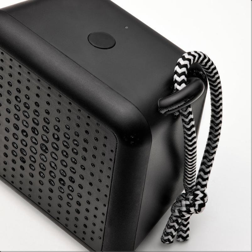 VAPPEBY ヴァッペビー ポータブルBluetoothスピーカー - 防水/ブラック