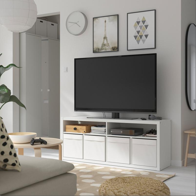KALLAX カラックス テレビ台 - ホワイト 147x60cm
