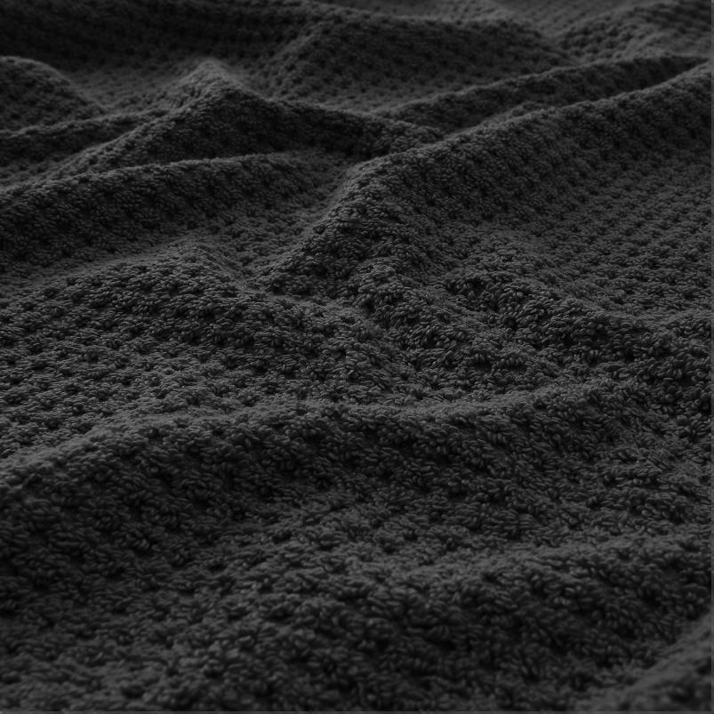 GULVIAL グルヴィアル バスタオル - ブラック 70x140cm