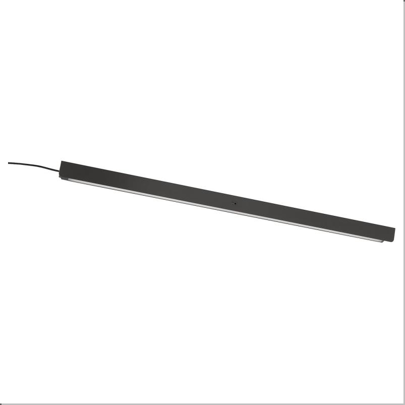 OVERSIDAN オーヴェルシダン LEDワードローブ スティックライト センサー付き - 調光可能 ダークグレー 71cm
