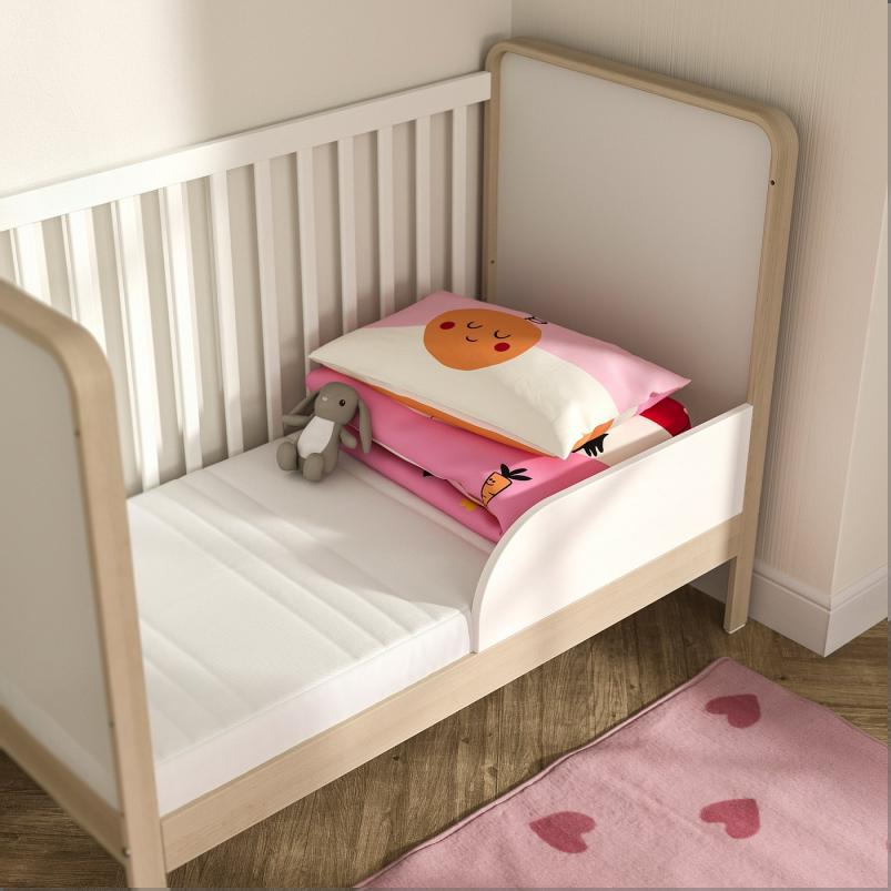 JATTETROTT イェッテトロット ポケットコイルマットレス ベビーベッド用 - ホワイト 60x120x11cm