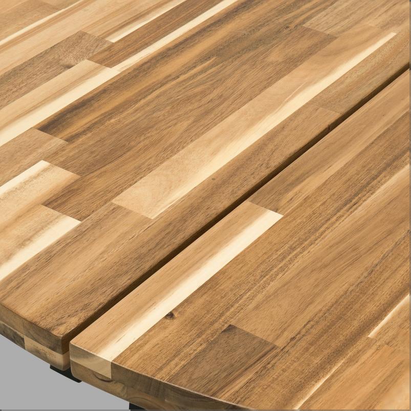 SKOGSTA スコグスタ ダイニングテーブル - アカシア材/ブラック 120cm