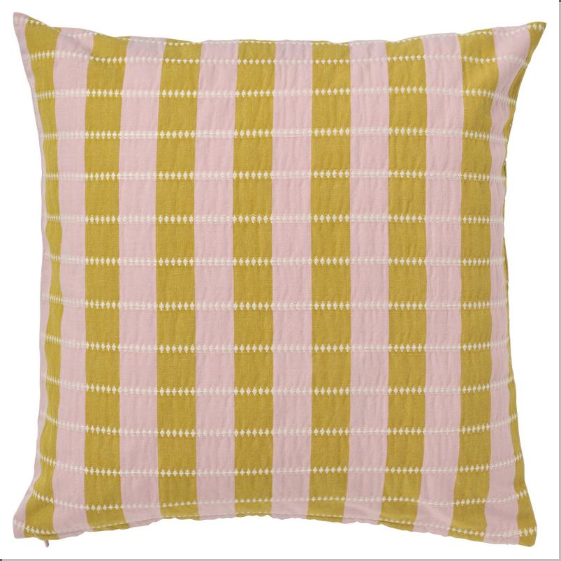 OMMJANGE オッミェンゲ クッションカバー - ピンク/ベージュ 50x50cm