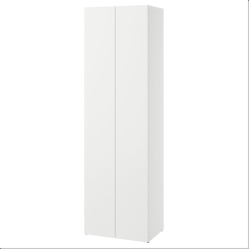 LASTARE ラスタレ フレーム ドア付き - ホワイト 60x42x200cm