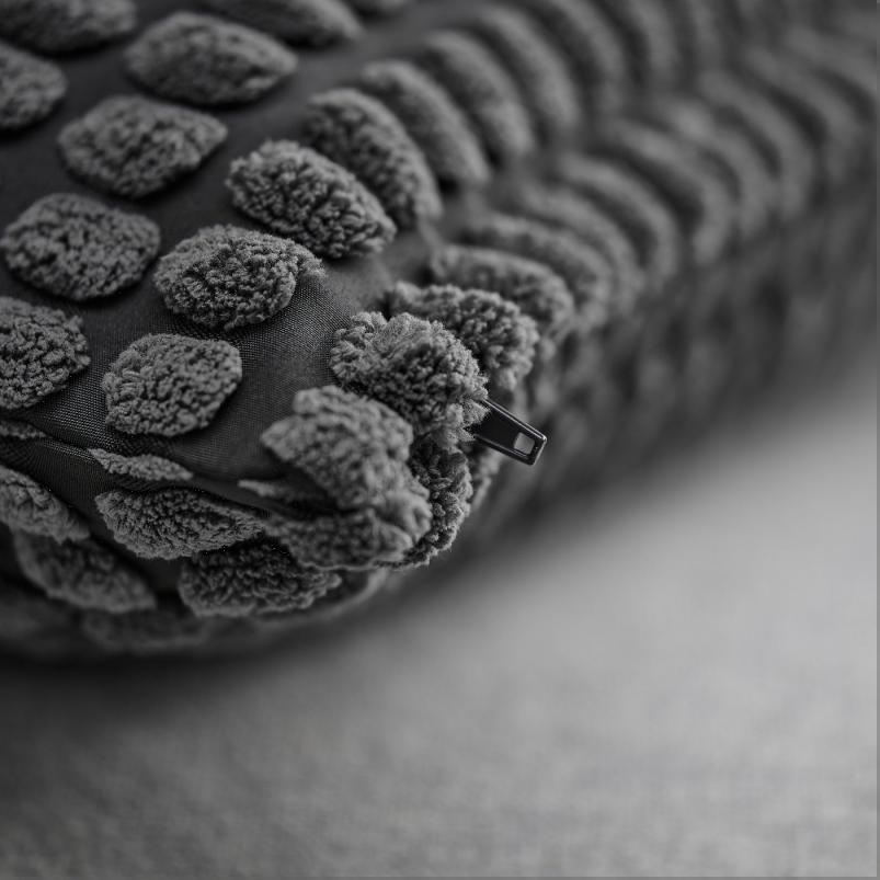 SVARTPOPPEL スヴァルトポッペル クッションカバー - チャコール 50x50cm