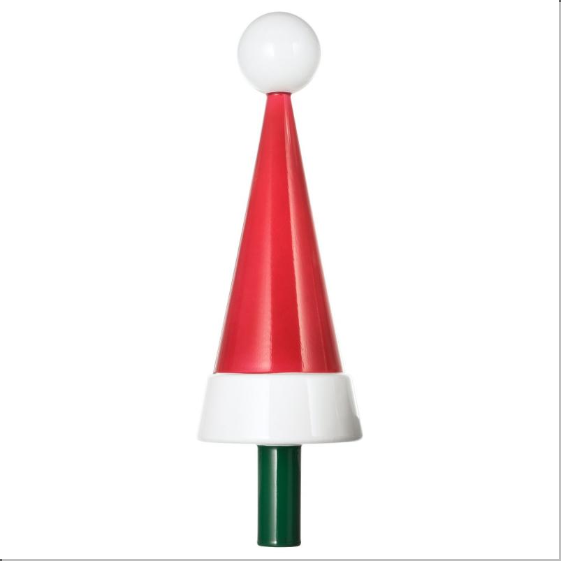 VINTERFINT ヴィンテルフィント クリスマスツリー トップスパイア - サンタクロースの帽子 レッド 26cm