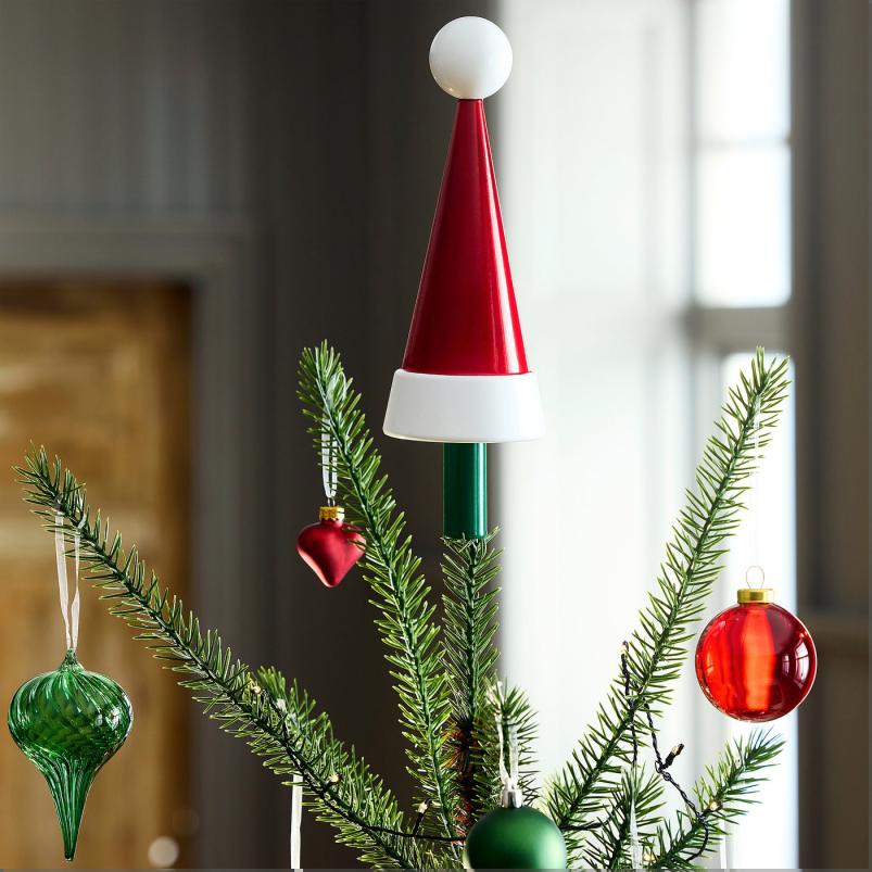 VINTERFINT ヴィンテルフィント クリスマスツリー トップスパイア - サンタクロースの帽子 レッド 26cm