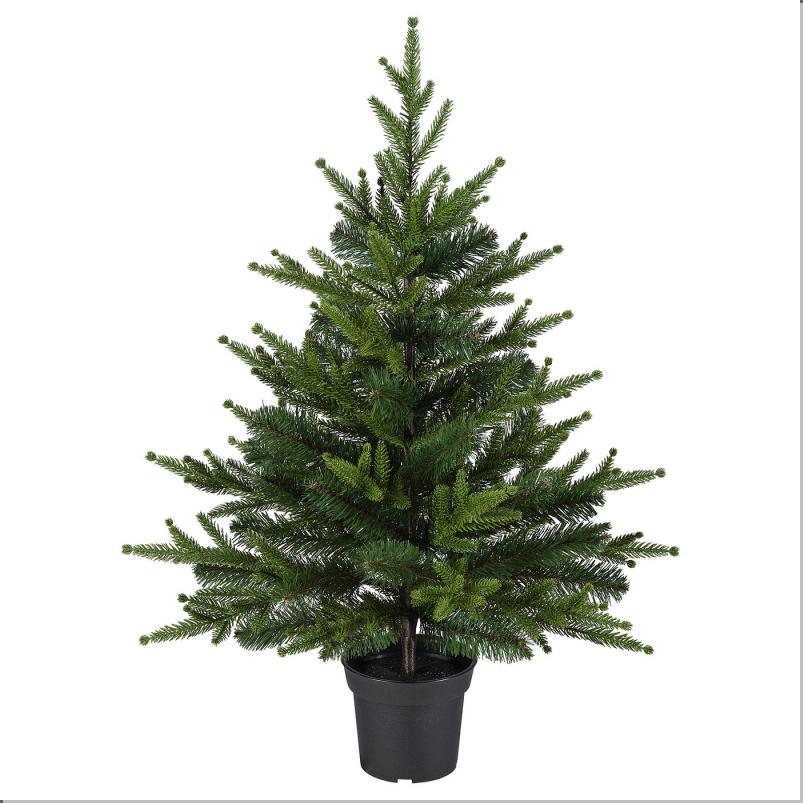 VINTERFINT ヴィンテルフィント 人工観葉植物 - 室内/屋外用/クリスマスツリー グリーン 15cm