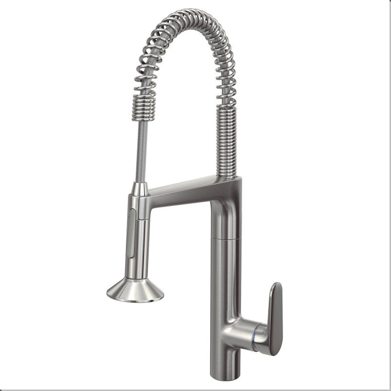 MAJSJON マイショーン キッチン混合栓 プルダウン式 シャワー切替付き - ステンレスカラー