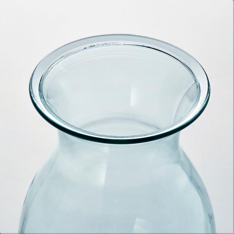 BERGKORSBAR ベリショルスベル 花瓶 - ガラス/グリーン 20cm