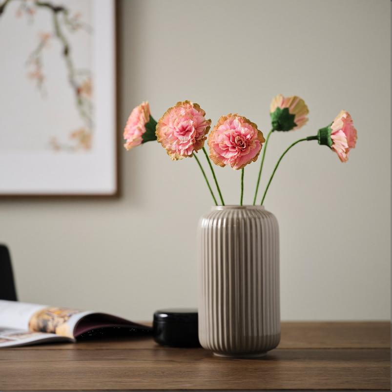 GULDSPETT グルドスペット 造花 - 紙/カーネーション ピンク 40cm