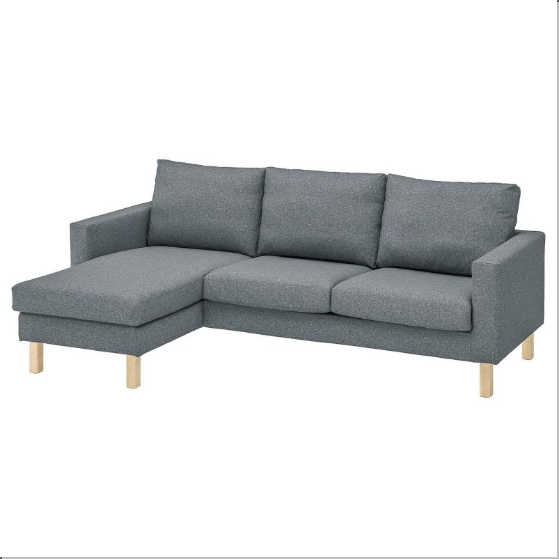 SALTSJOBADEN サルトショバーデン カバー 3人掛けソファ＆寝椅子用 - グンナレド ミディアムグレー