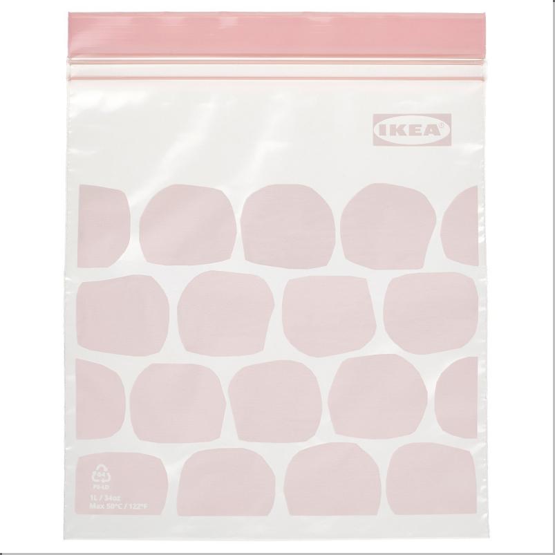 ISTAD イースタード フリーザーバッグ - ライトピンク 1 l