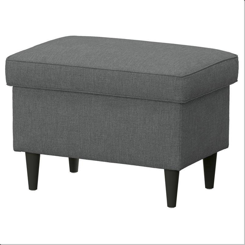 STRANDMON ストランドモン オットマン 収納付き - ノールドヴァッラ ダークグレー