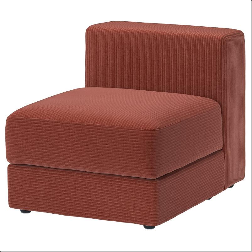 JATTEBO イェッテボ カバー 1人掛けモジュール収納付き用 - サムサーラ ブラウンレッド