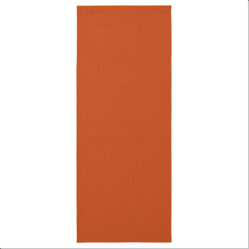 MORUM モールム ラグ 平織り、室内/屋外用 - オレンジ 80x200cm