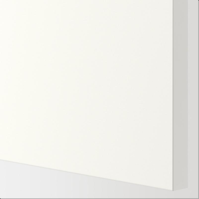 METOD メトード ベースキャビネット BREDSJON/ブレードショーン シンク用 - ホワイト/ヴァルステナ ホワイト 60x60x80cm