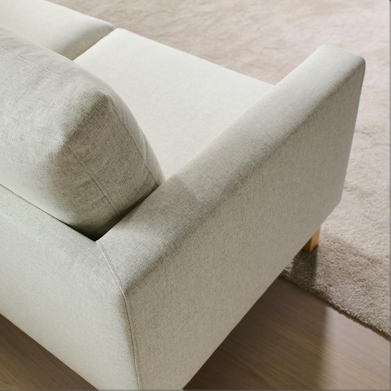 SALTSJOBADEN サルトショバーデン 3人掛けソファ 寝椅子付き - グンナレド ベージュ