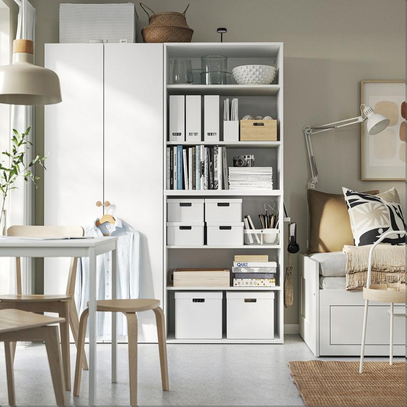 LASTARE ラスタレ ワードローブコンビネーション - ホワイト 160x42x200cm