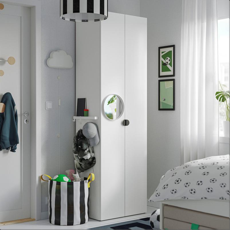 LASTARE ラスタレ ワードローブコンビネーション - ホワイト 60x42x200cm