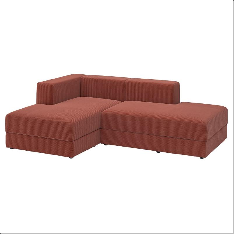 JATTEBO イェッテボ 寝椅子モジュール - サムサーラ ブラウンレッド