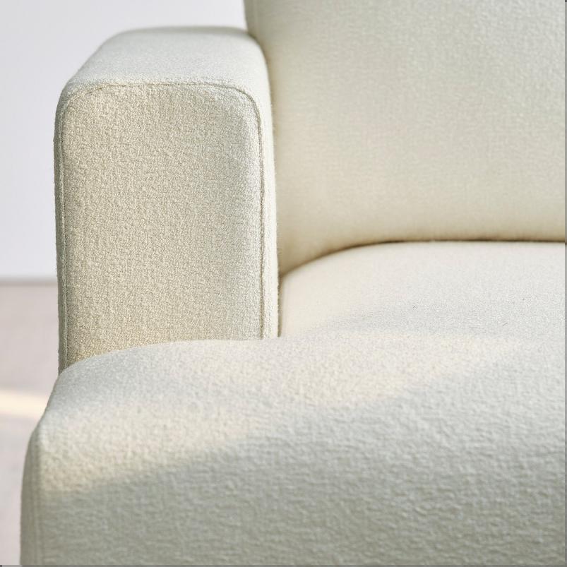 UPPAKRA ウッポークラ 3人掛けモジュールソファ - 寝椅子付き/アクスヴァラ オフホワイト