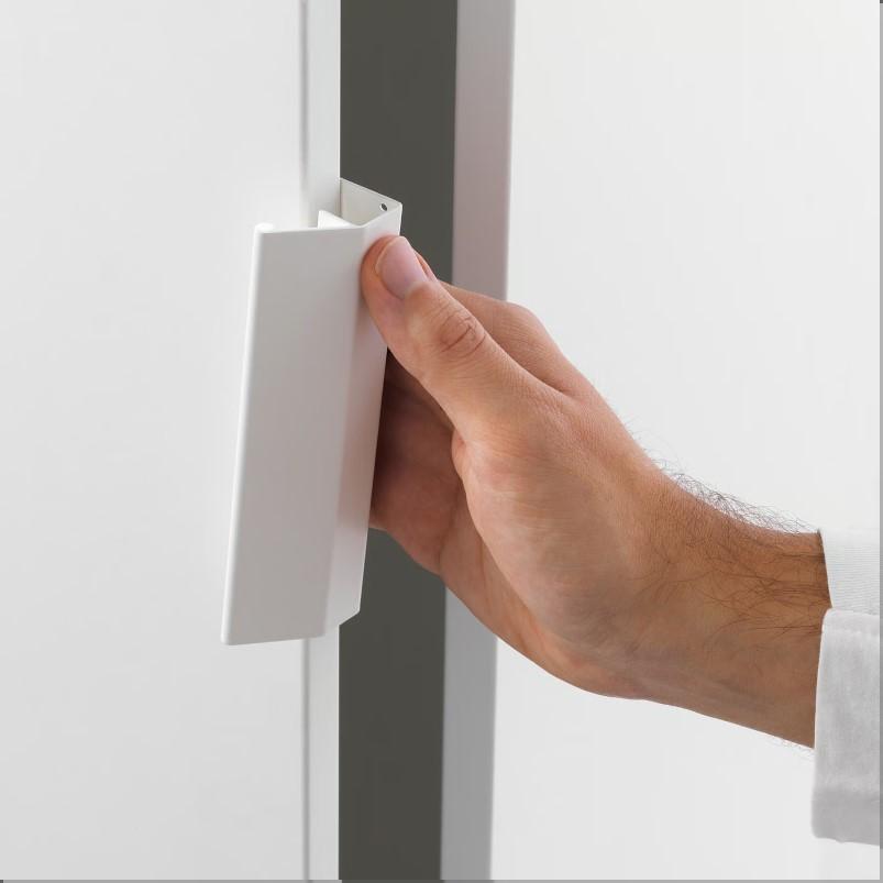 LATTHET レットヘート 取っ手 - ホワイト 13cm