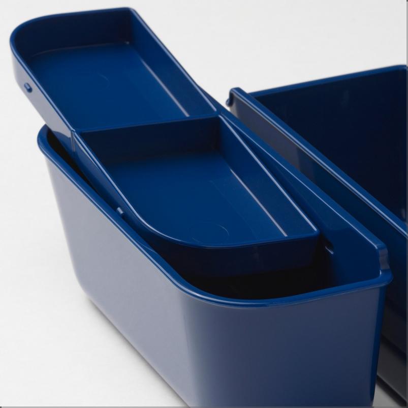 IKEA 365+ 保存容器用インサート3個セット - ダークブルー