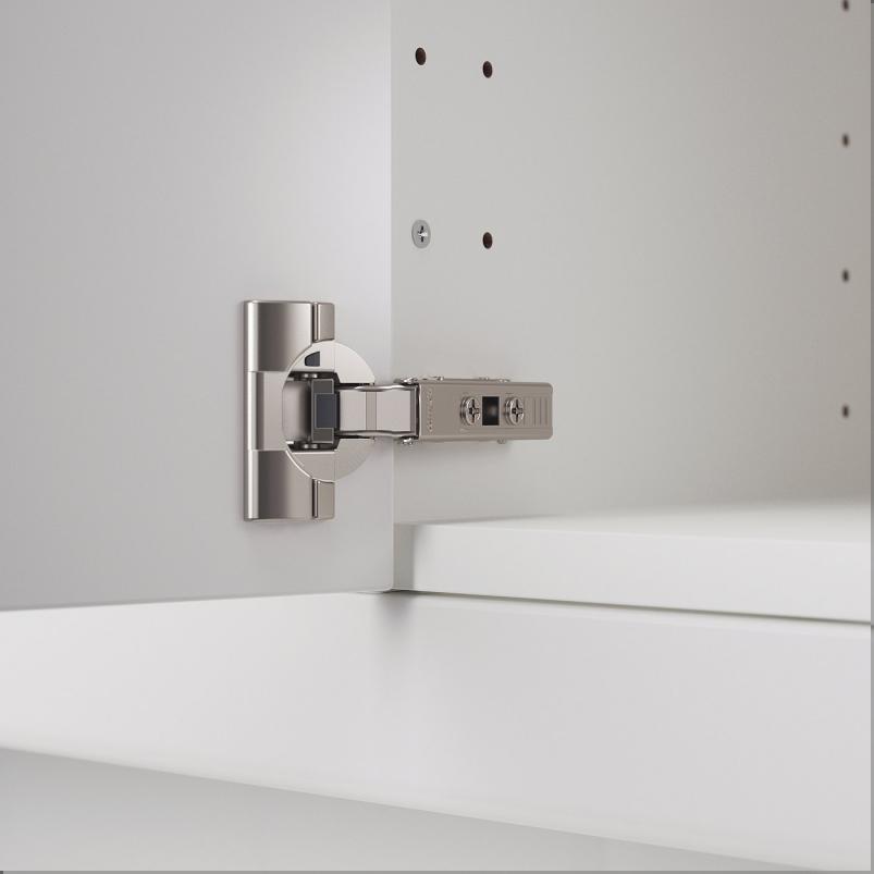 UTRUSTA ウートルスタ ヒンジ 内蔵ダンパー付き キッチン用 110 °