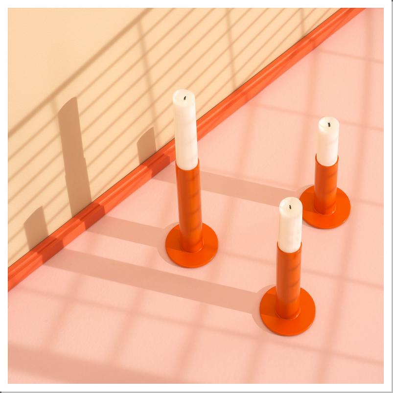 TUVKORNELL トゥーブコルネル キャンドルホルダー3個セット - オレンジ