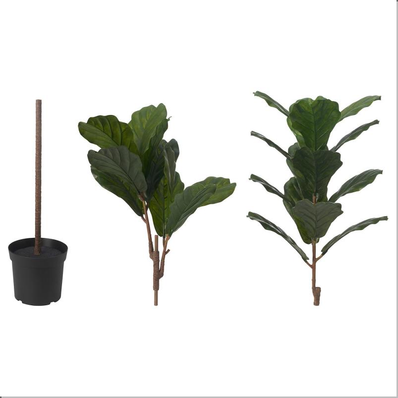 FEJKA フェイカ 人工観葉植物 - 室内/屋外用 fiddle-leaf fig 19cm