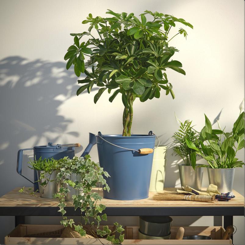 AKERBAR オーケルベール バケツ/植木鉢 - 室内/屋外用 ダークブルー 10L