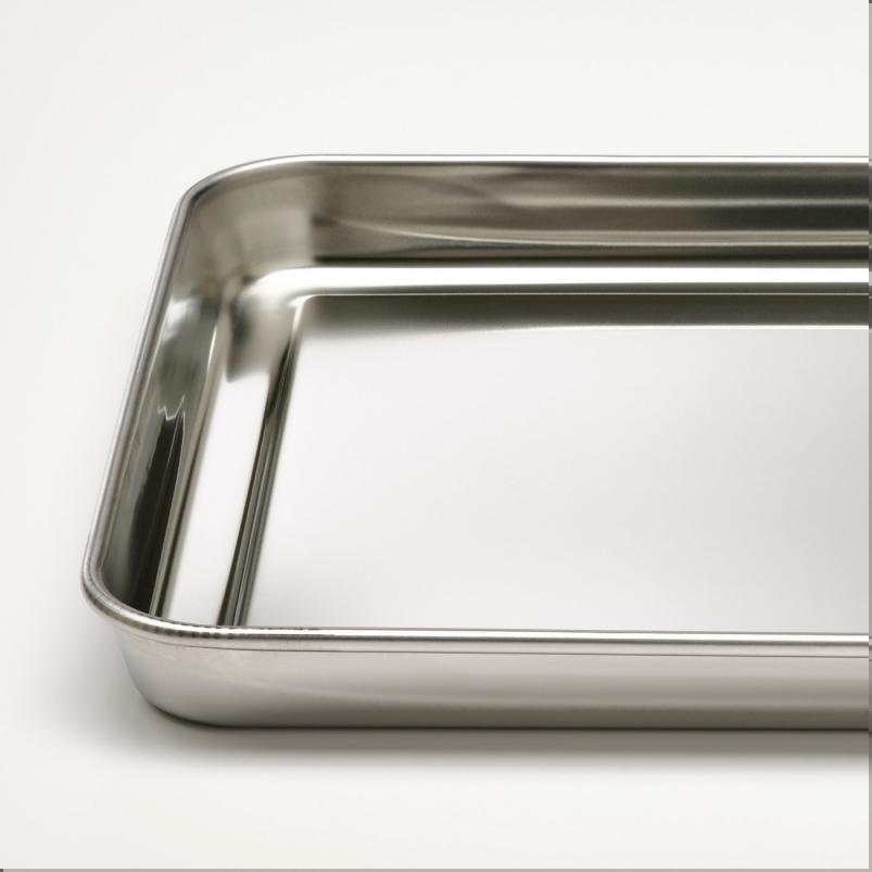 GRILLTIDER グリルティデル サービングトレイ - ステンレススチール 30x20cm