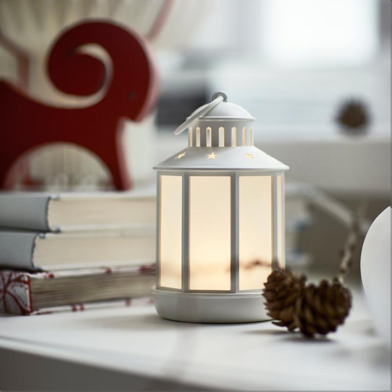 STRALA ストローラ LEDランタン - 電池式 ホワイト 13cm