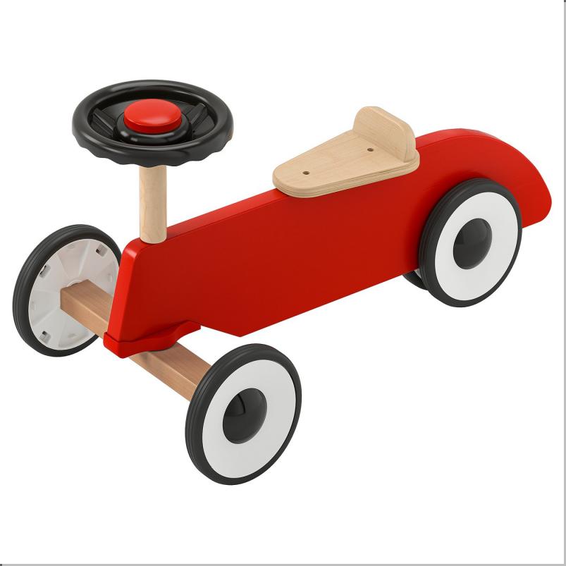 FALTHARE フェルトハレ 乗用おもちゃの車 - レッド