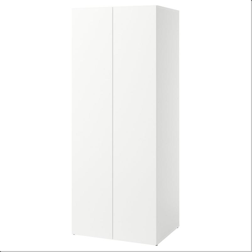 LASTARE ラスタレ フレーム ドア付き - ホワイト 80x62x200cm