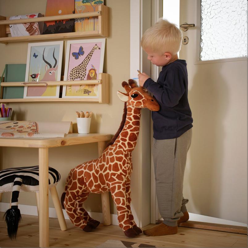 SANDLOPARE サンドローパレ ぬいぐるみ - キリン/ブラウン 70cm