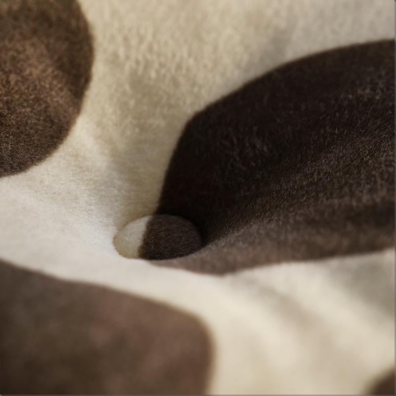 SANDLOPARE サンドローパレ スツール用カバー - ベージュ ブラウン/キリンの模様 38cm