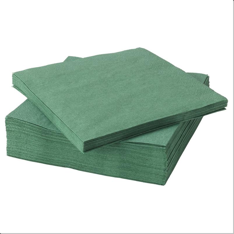 FANTASTISK ファンタスティスク 紙ナプキン - グリーン 24x24cm