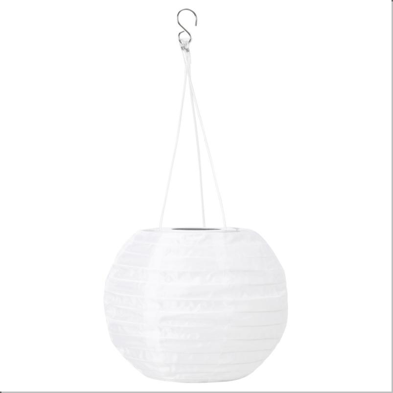 SOLVINDEN ソルヴィンデン ペンダントランプ - 太陽電池式 ホワイト 22cm