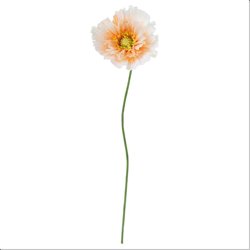 GULDSPETT グルドスペット 造花 - 紙/Poppy ライトオレンジ 40cm