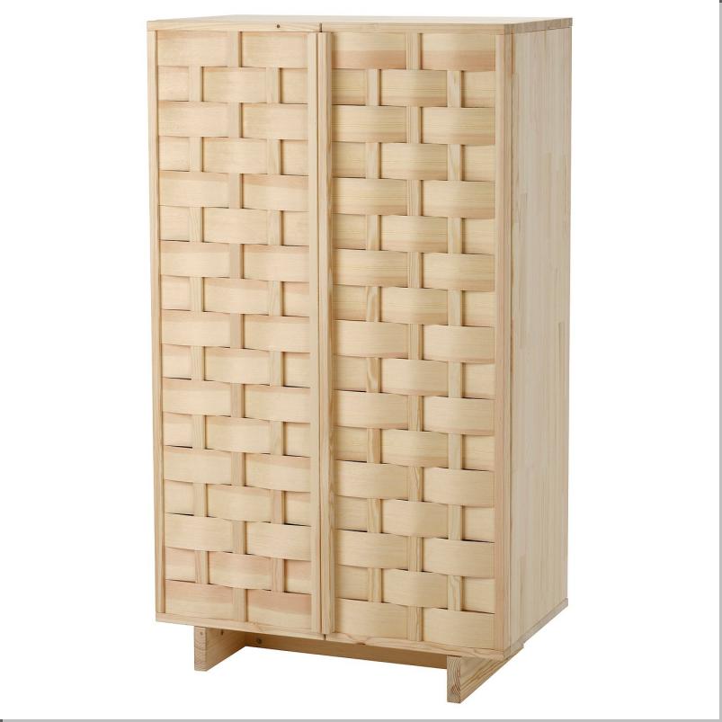 IKEA PS 2026 キャビネット - パイン材 80x46x140 cm