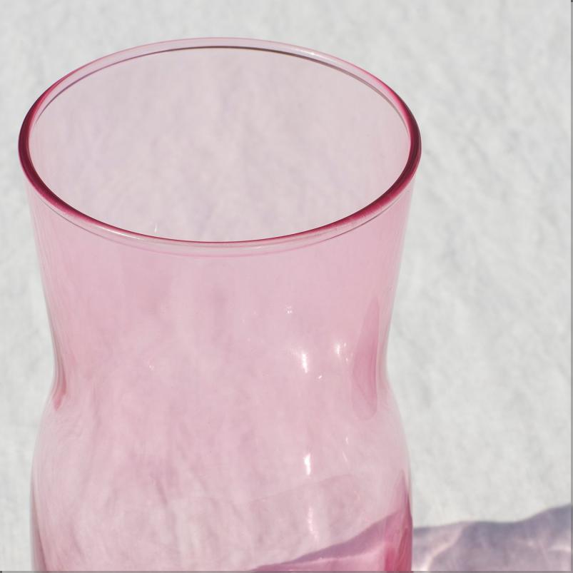 TIDVATTEN ティドヴァッテン 花瓶 - ピンク 17cm