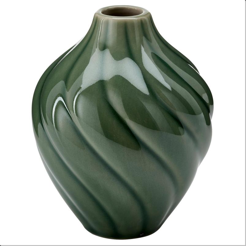KORNSPARV コルンスパルヴ 花瓶 - グリーン 12cm