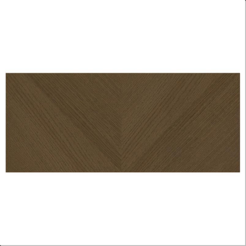 HEDEVIKEN ヘデヴィーケン 引き出し前部 - ブラウン ステインオーク材突き板 60x26cm