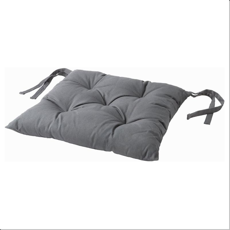 GURLI グルリ チェアパッド - ダークグレー 40x40x6 cm