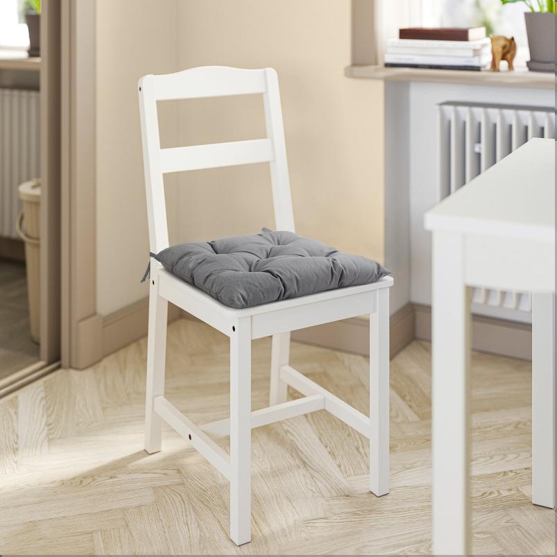 GURLI グルリ チェアパッド - ダークグレー 40x40x6 cm