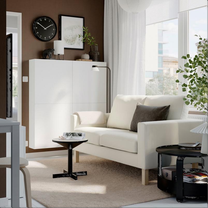 SALTSJOBADEN サルトショバーデン 2人掛けソファ - ブレキンゲ ホワイト